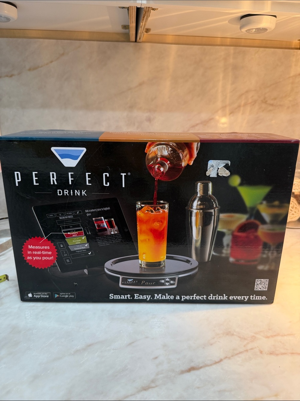 Perfect Drink Smart Cocktail Scale compatible with Apple and android